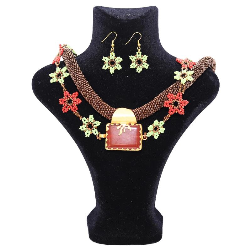 AGATE STONE NECKLACE - 1