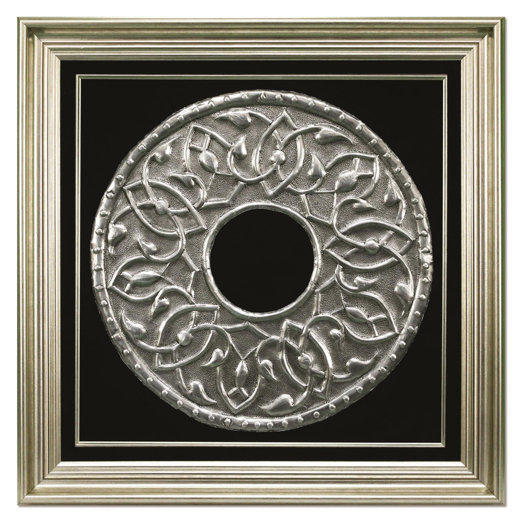 e38 EL İŞÇİLİĞİ ALÜMİNYUM  FOLYA KABARTMA AHİLİK TABLO 70*70 cm - 5455