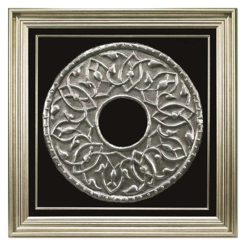 e38 EL İŞÇİLİĞİ ALÜMİNYUM FOLYA KABARTMA AHİLİK TABLO 70*70 cm - 5455 - 1