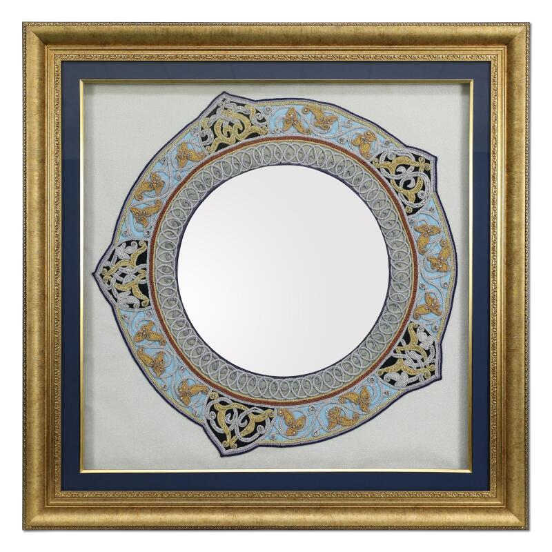 e38 EL İŞÇİLİĞİ AYNALI TABLO 93*93 cm - 5278 - 1