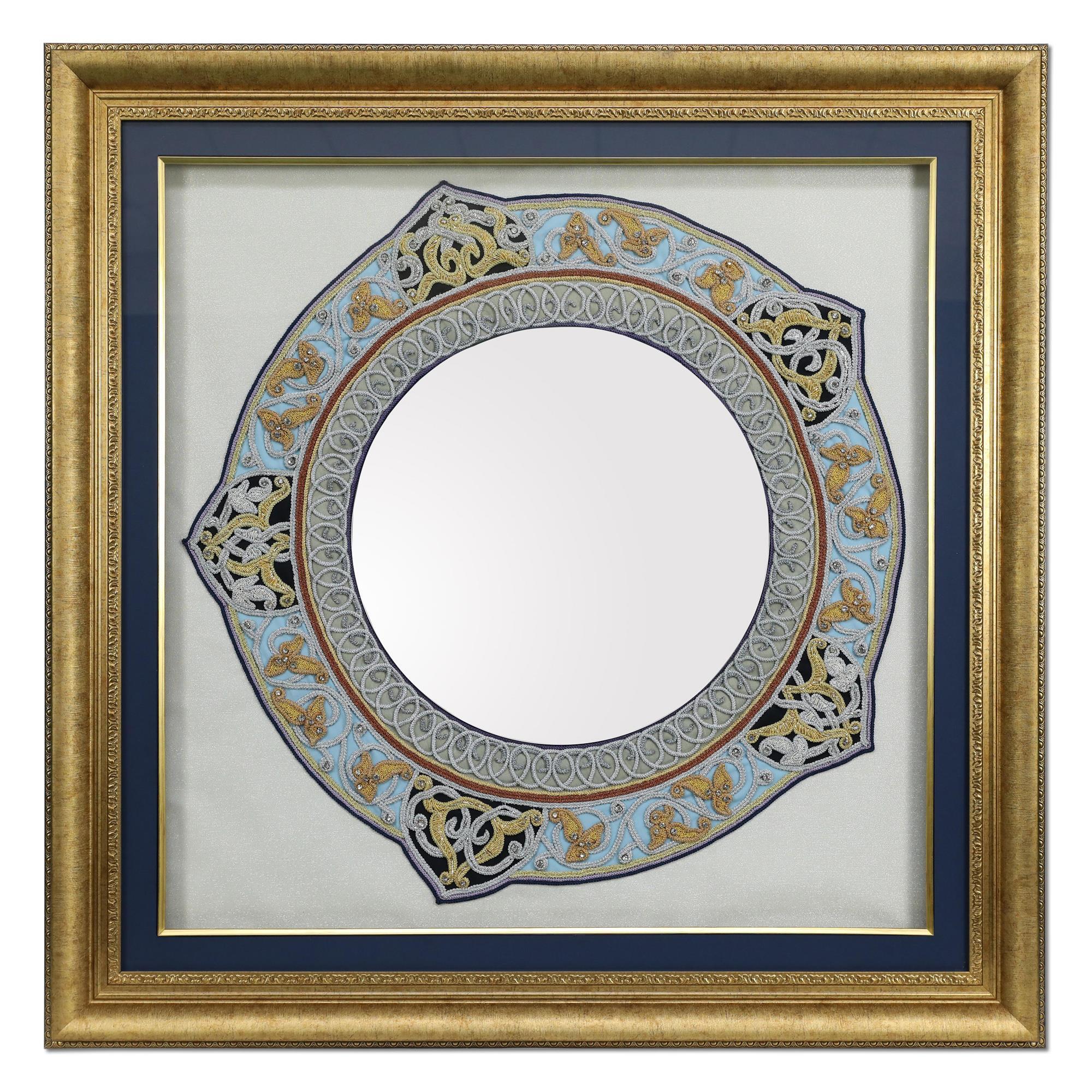 e38 EL İŞÇİLİĞİ AYNALI TABLO 93*93 cm - 5278