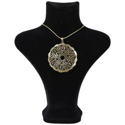 BRASS NECKLACE - e38