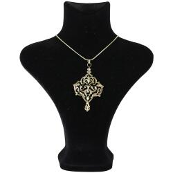 BRASS NECKLACE - e38