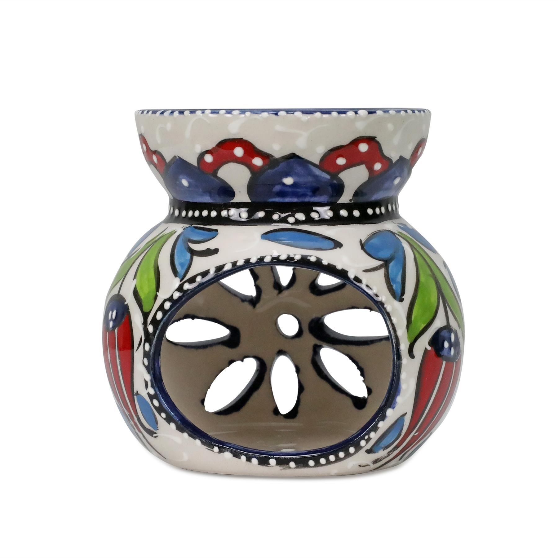 e38 EL İŞÇİLİĞİ ÇİNİ BUHARDANLIK 11 cm - Ü000765