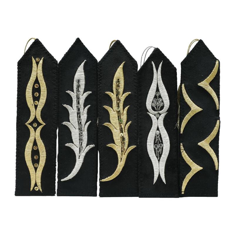 e38 EL İŞÇİLİĞİ 5'Lİ MARAŞ İŞİ KİTAP AYRACI 18 CM - 6247 - 1