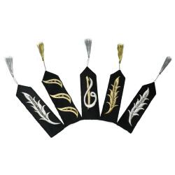 e38 EL İŞÇİLİĞİ 5'Lİ MARAŞ İŞİ KİTAP AYRACI 18 CM - 6248 - 2