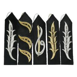 e38 EL İŞÇİLİĞİ 5'Lİ MARAŞ İŞİ KİTAP AYRACI 18 CM - 6248 - 1