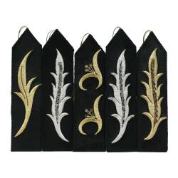 e38 EL İŞÇİLİĞİ 5'Lİ MARAŞ İŞİ KİTAP AYRACI 18 CM - 6249 - e38