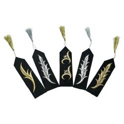 e38 EL İŞÇİLİĞİ 5'Lİ MARAŞ İŞİ KİTAP AYRACI 18 CM - 6249 - 2