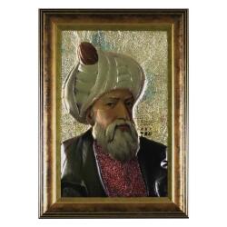 e38 EL İŞÇİLİĞİ MİMARSİNAN ALİMİNYUM FOLYA KABARTMA TABLO 48 x 68 cm - 5930 - 1