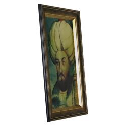 e38 EL İŞÇİLİĞİ HAZERFAN AHMED ÇELEBİ ALÜMİNYUM FOLYA KABARTMA TABLO 48 x 68 cm - 5931 - 2
