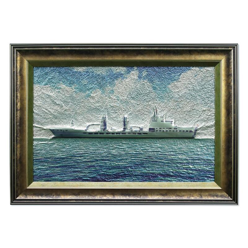 e38 EL İŞÇİLİĞİ ALÜMİNYUM FOLYO KABARTMA TABLO DİMDEG 70x50 cm -6000 - 1