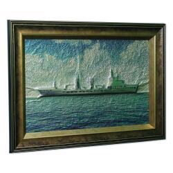 e38 EL İŞÇİLİĞİ ALÜMİNYUM FOLYO KABARTMA TABLO DİMDEG 70x50 cm -6000 - 2