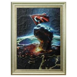 e38 EL İŞÇİLİĞİ ALÜMİNYUM KABARTMA TABLO 62x82 CM - 6353 - e38