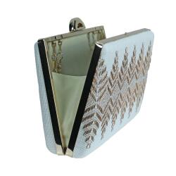 e38 EL İŞÇİLİĞİ ARNAVUT İŞİ PÖRTFÖY ÇANTA 19*14*5 cm - 6490 - 4
