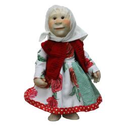 e38 EL İŞÇİLİĞİ BABAANNE DEKOR BEBEK 34 cm - 6029 - e38