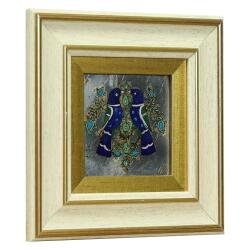 e38 EL İŞÇİLİĞİ CAM BOYAMA TABLO 20*20 CM-6427 - 2