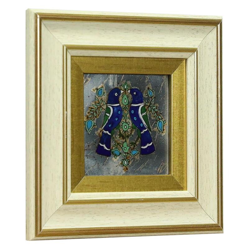 e38 EL İŞÇİLİĞİ CAM BOYAMA TABLO 20*20 CM-6427 - 2