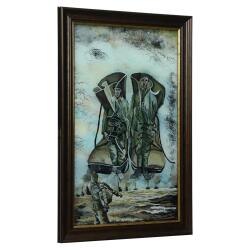 e38 EL İŞÇİLİĞİ CAM BOYAMA TABLO 37x57 CM - 6328 - 2