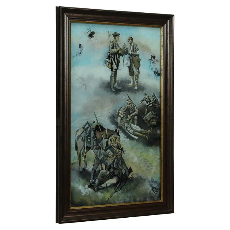 e38 EL İŞÇİLİĞİ CAM BOYAMA TABLO 37x57 CM - 6329 - 2