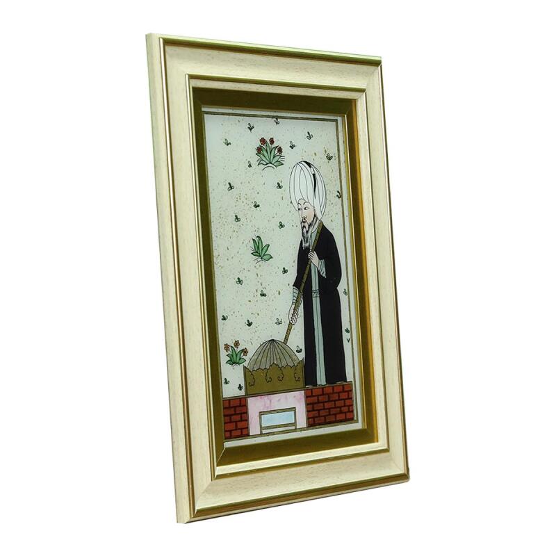 e38 EL İŞÇİLİĞİ CAM BOYAMA TABLO 38*30 CM-6431 - 2