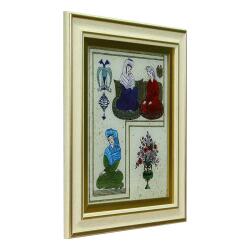 e38 EL İŞÇİLİĞİ CAM BOYAMA TABLO 38*33 CM-6429 - 2