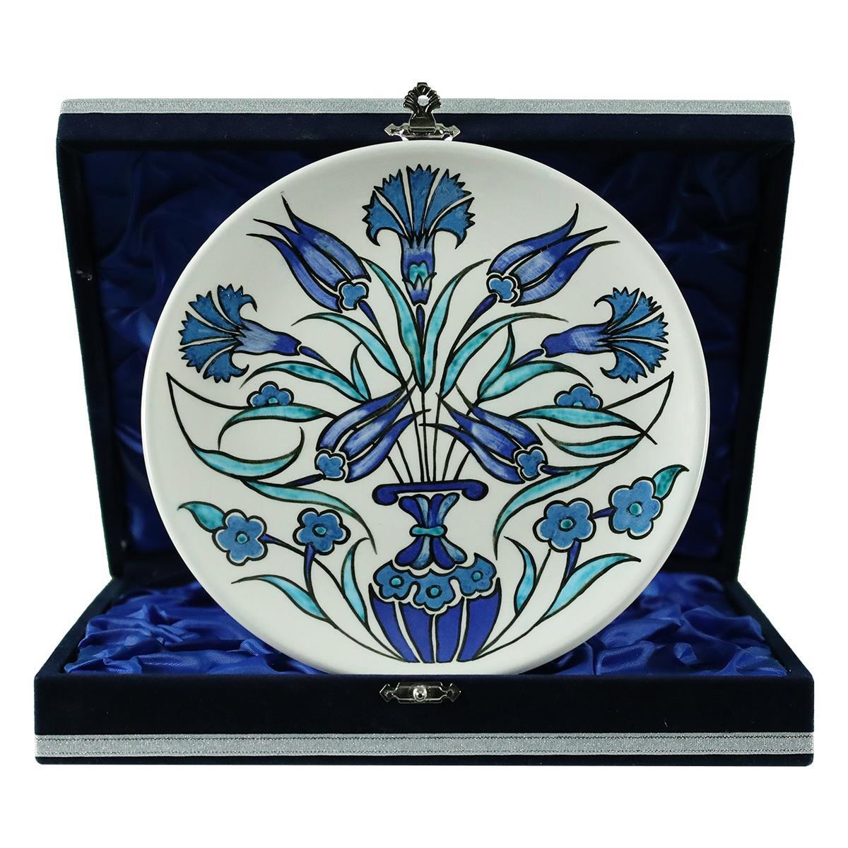 e38 EL İŞÇİLİĞİ ÇİNİ TABAK 20 cm - 6406
