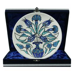 e38 EL İŞÇİLİĞİ ÇİNİ TABAK 20 cm - 6406 - e38