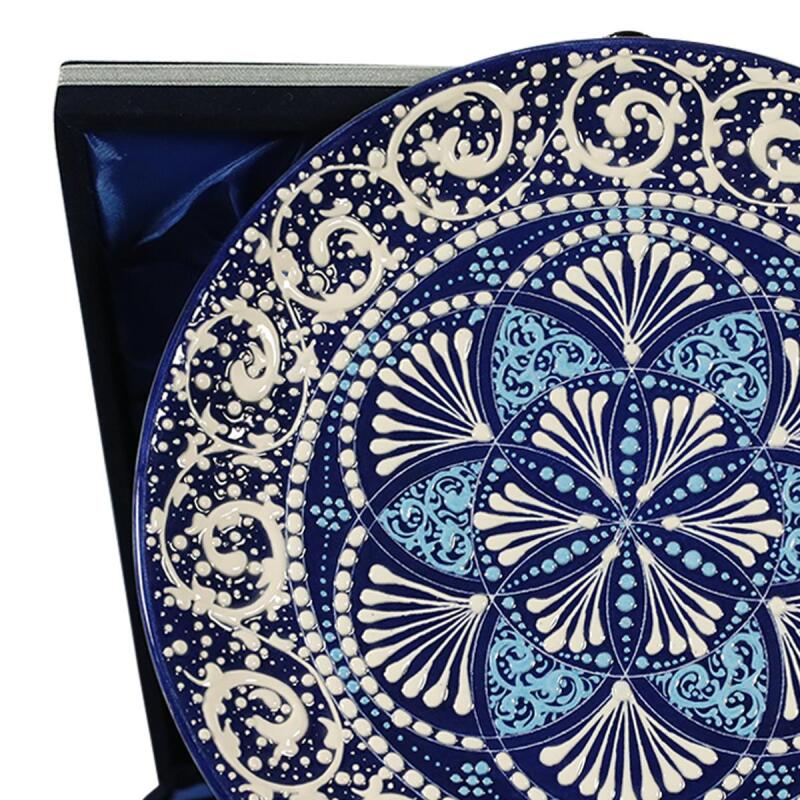 e38 EL İŞÇİLİĞİ ÇİNİ TABAK 25 CM - 6290 - 2