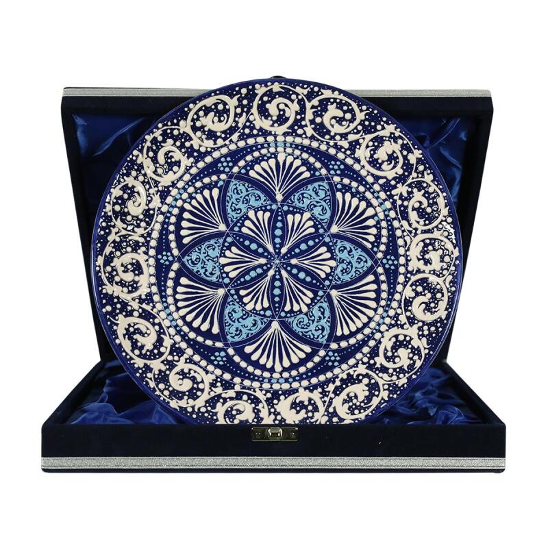 e38 EL İŞÇİLİĞİ ÇİNİ TABAK 25 CM - 6290 - 1