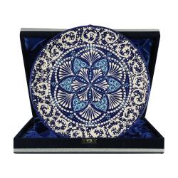 e38 EL İŞÇİLİĞİ ÇİNİ TABAK 25 CM - 6290 - e38