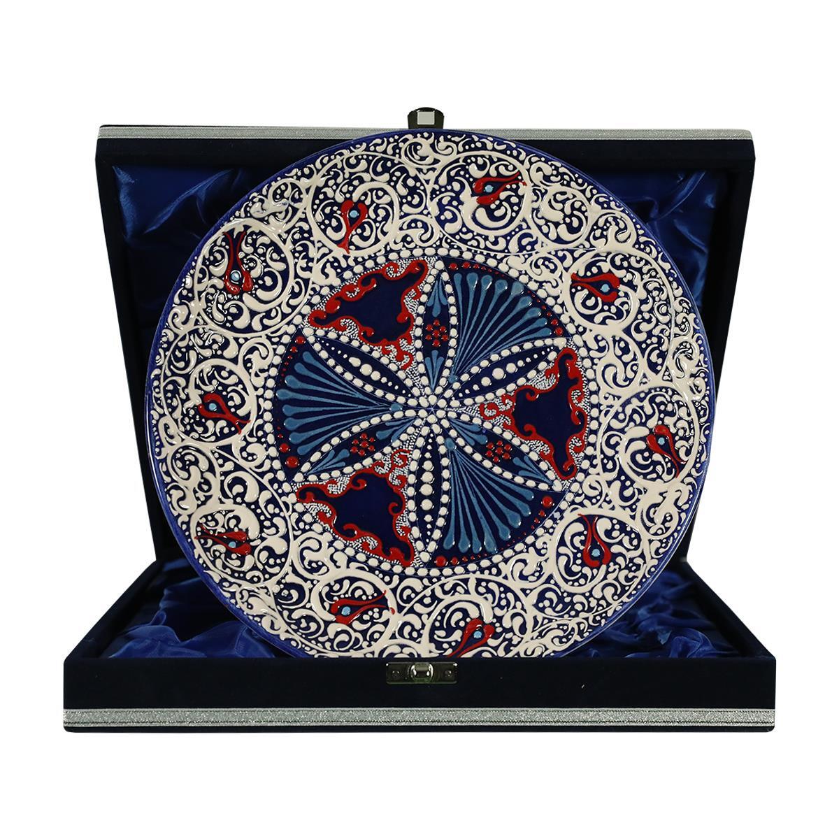 e38 EL İŞÇİLİĞİ ÇİNİ TABAK 25 CM - 6291