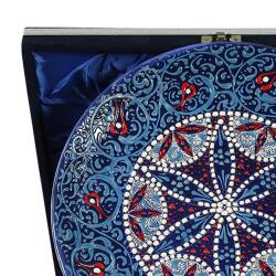 e38 EL İŞÇİLİĞİ ÇİNİ TABAK 25 CM - 6293 - 2