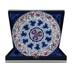 e38 EL İŞÇİLİĞİ ÇİNİ TABAK 25 CM - 6294 - 1