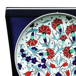 e38 EL İŞÇİLİĞİ ÇİNİ TABAK 30 cm - 6162 - 2