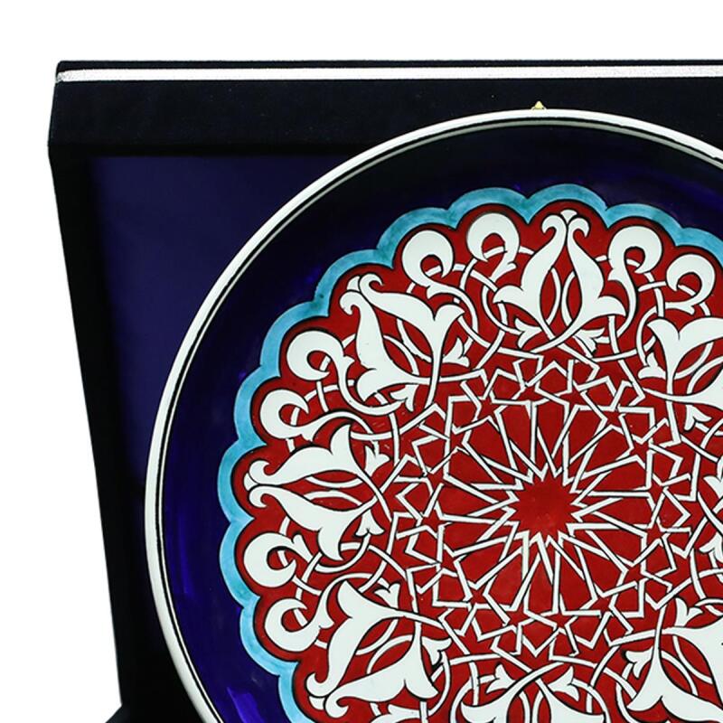 e38 EL İŞÇİLİĞİ ÇİNİ TABAK 30 cm - 6163 - 2