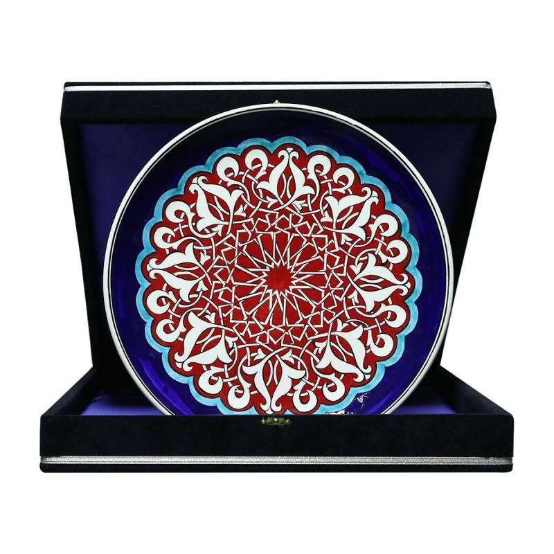 e38 EL İŞÇİLİĞİ ÇİNİ TABAK 30 cm - 6163 - 1