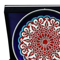 e38 EL İŞÇİLİĞİ ÇİNİ TABAK 30 cm - 6163 - 2