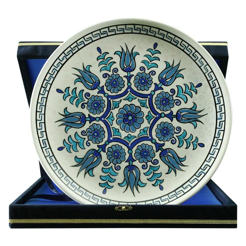 e38 EL İŞÇİLİĞİ ÇİNİ TABAK 30 cm - 6407 - 1