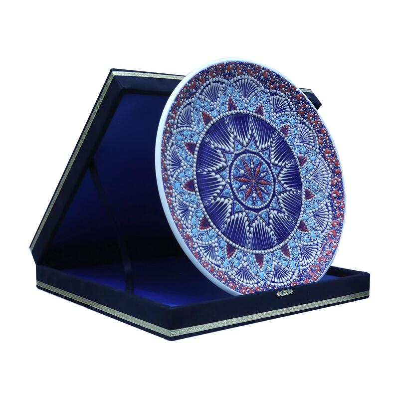 e38 EL İŞÇİLİĞİ ÇİNİ TABAK - 30 CM - 6518 - 2