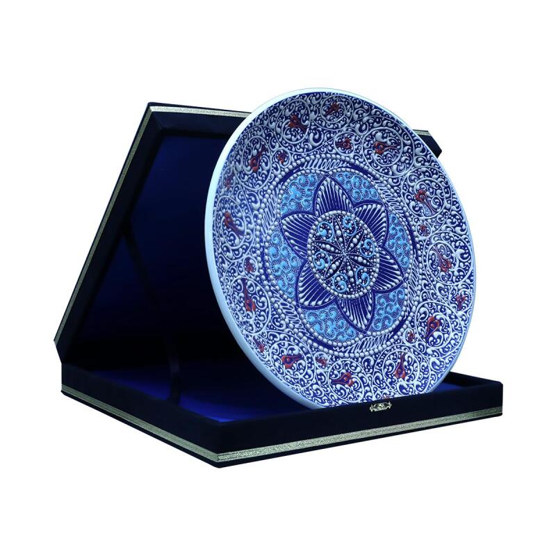 e38 EL İŞÇİLİĞİ ÇİNİ TABAK - 30 CM - 6520 - 2