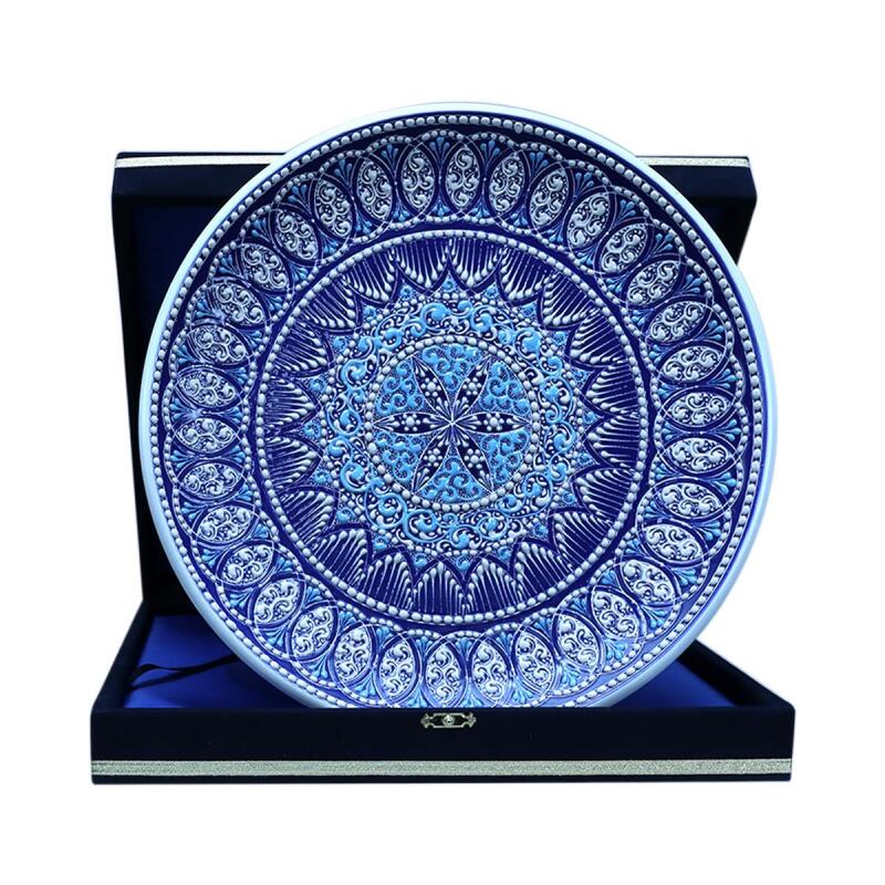 e38 EL İŞÇİLİĞİ ÇİNİ TABAK - 30 CM - 6521 - 1
