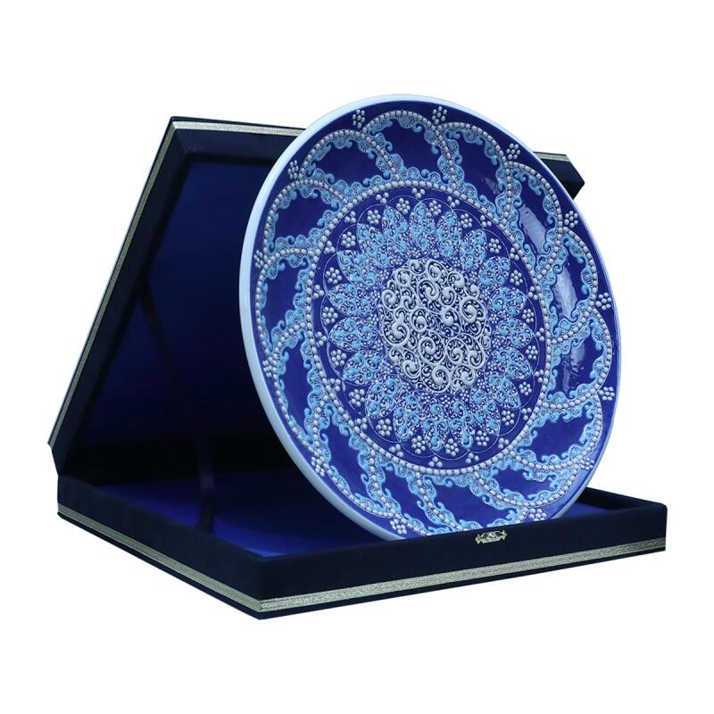 e38 EL İŞÇİLİĞİ ÇİNİ TABAK - 30 CM - 6522 - 2