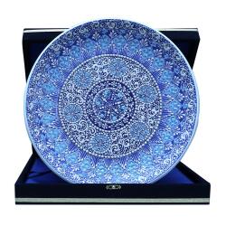 e38 EL İŞÇİLİĞİ ÇİNİ TABAK - 30 CM - 6523 - e38