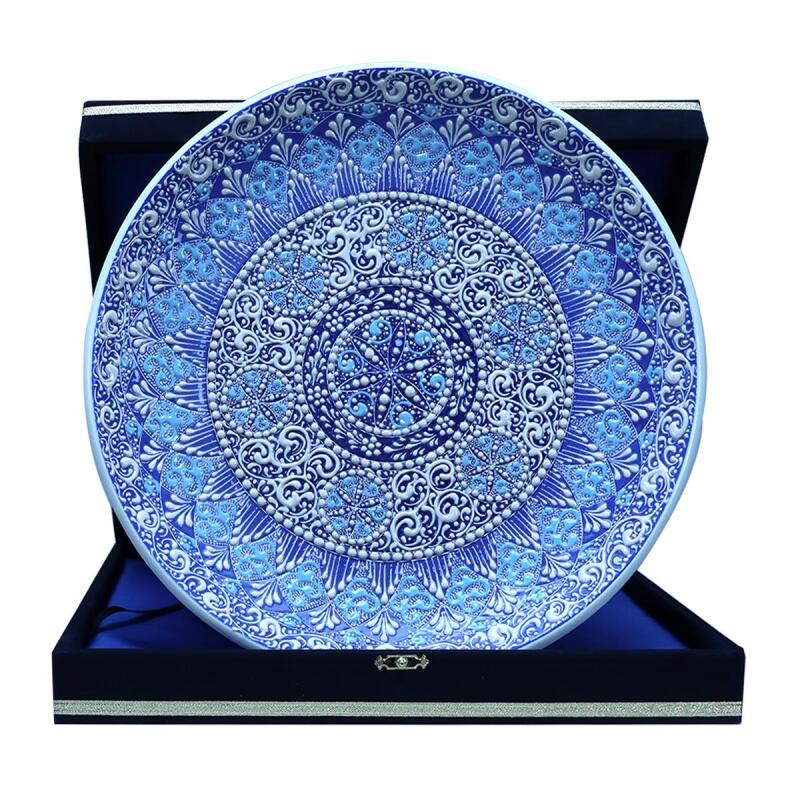 e38 EL İŞÇİLİĞİ ÇİNİ TABAK - 30 CM - 6523 - 1