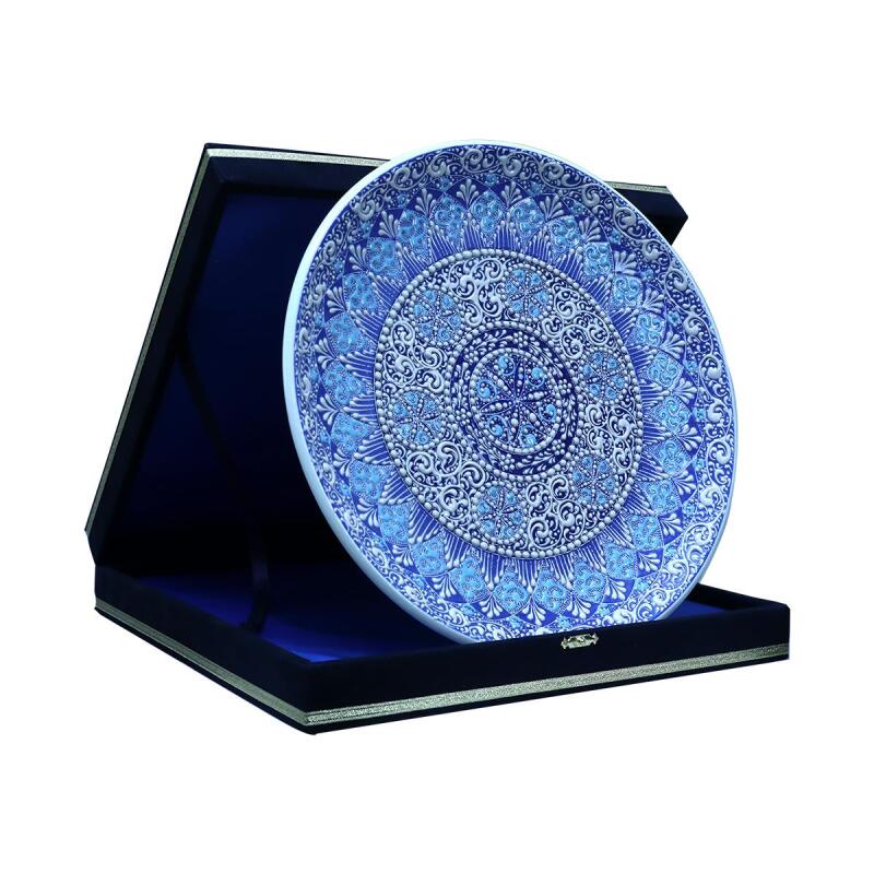e38 EL İŞÇİLİĞİ ÇİNİ TABAK - 30 CM - 6523 - 2