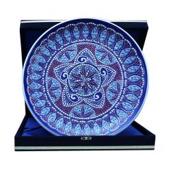 e38 EL İŞÇİLİĞİ ÇİNİ TABAK - 30 CM - 6524 - e38
