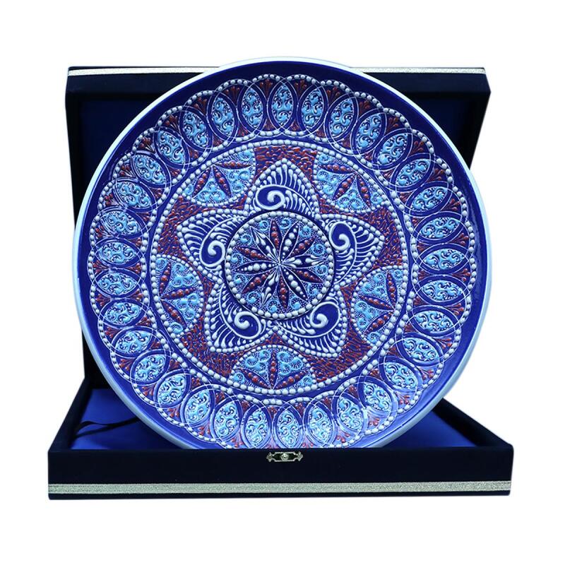e38 EL İŞÇİLİĞİ ÇİNİ TABAK - 30 CM - 6524 - 1