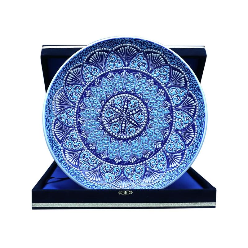 e38 EL İŞÇİLİĞİ ÇİNİ TABAK - 30 CM - 6526 - 1