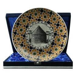 e38 EL İŞÇİLİĞİ ÇİNİ TABAK (KÜMBET) 25 cm - 6412 - e38